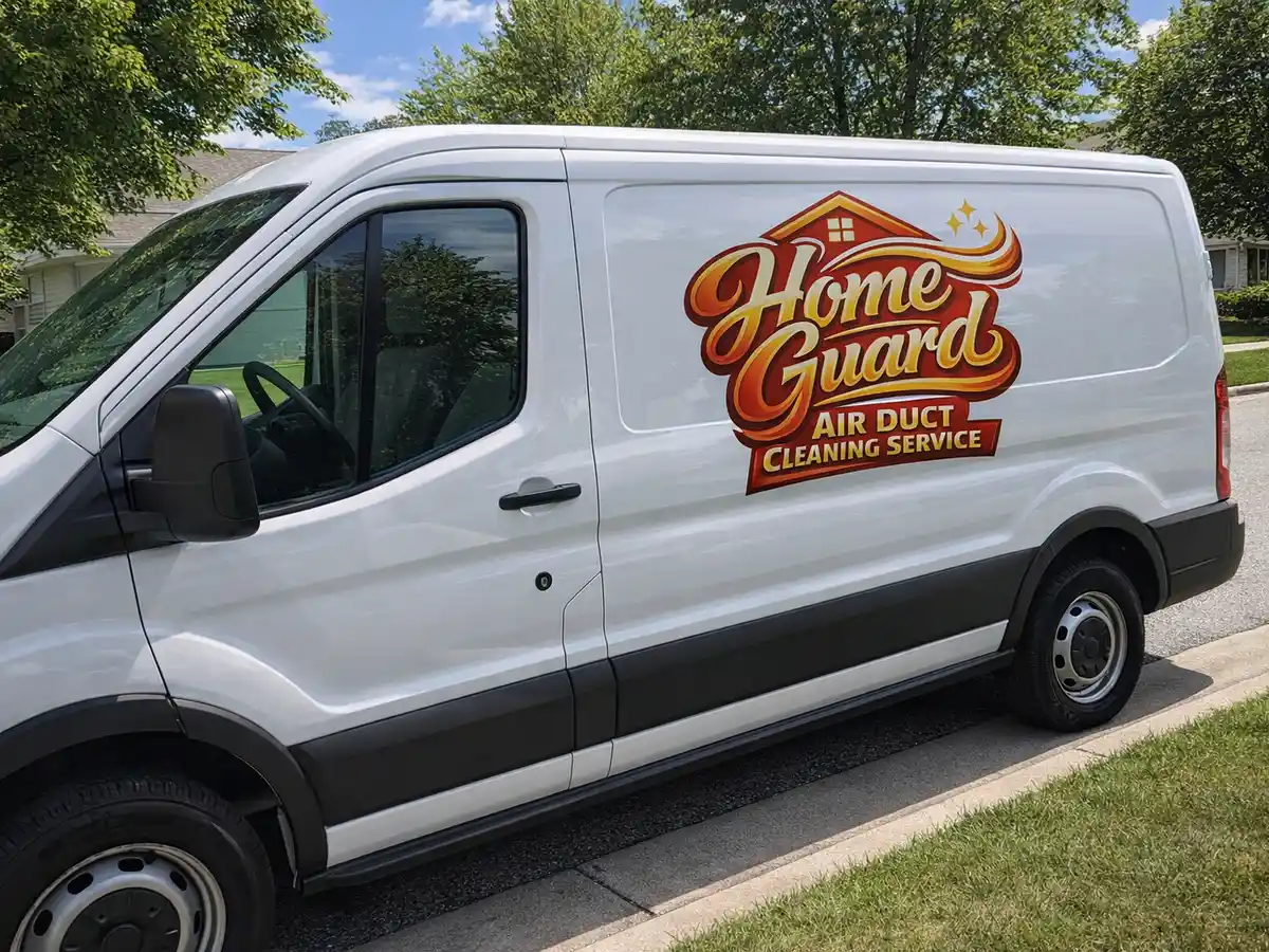 Service van arriving on a Blue Springs, MO street — local same-day coverage